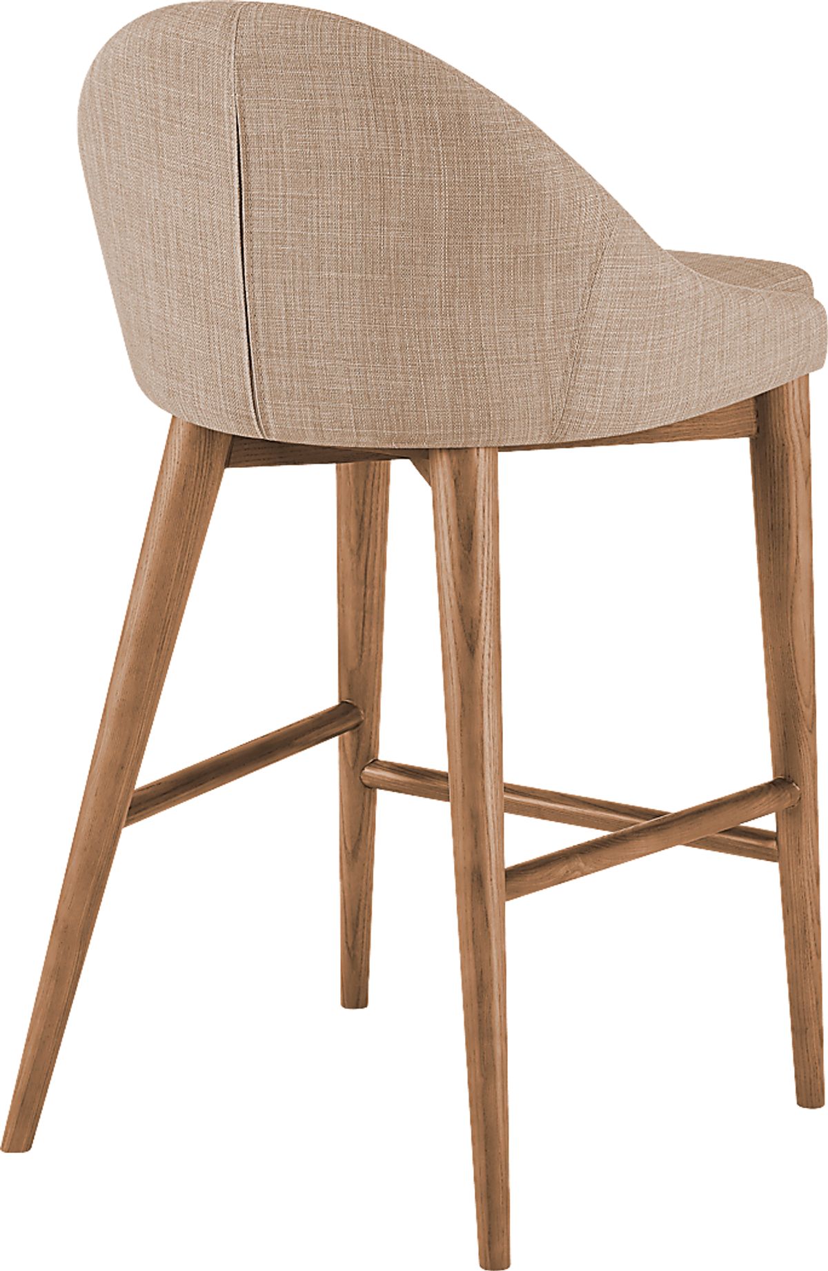 Nordonna Tan Beige,Brown Polyester Fabric Counter Stool | Rooms to Go