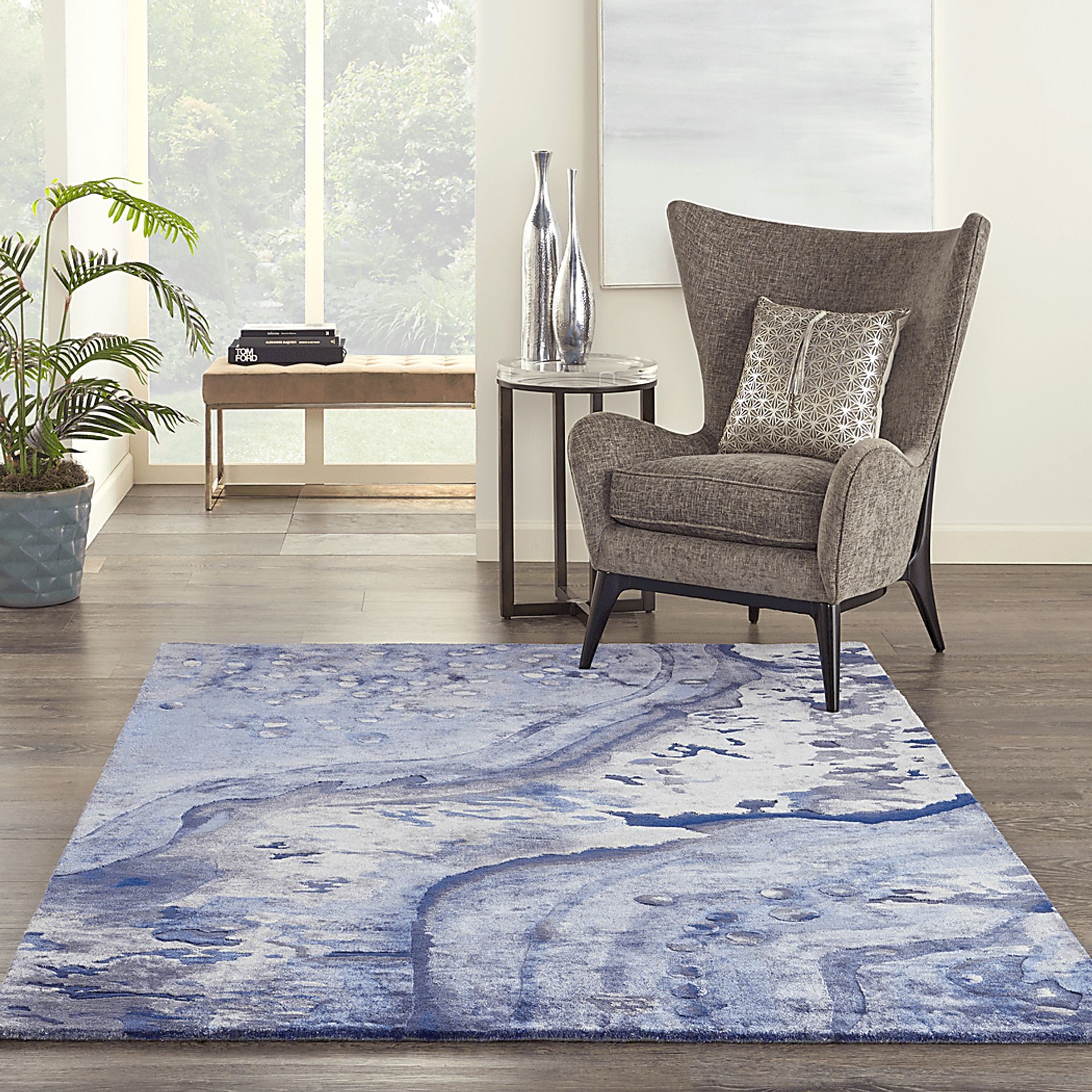 Noreo Blue 5'6 x 7'5 Rug - Image 2