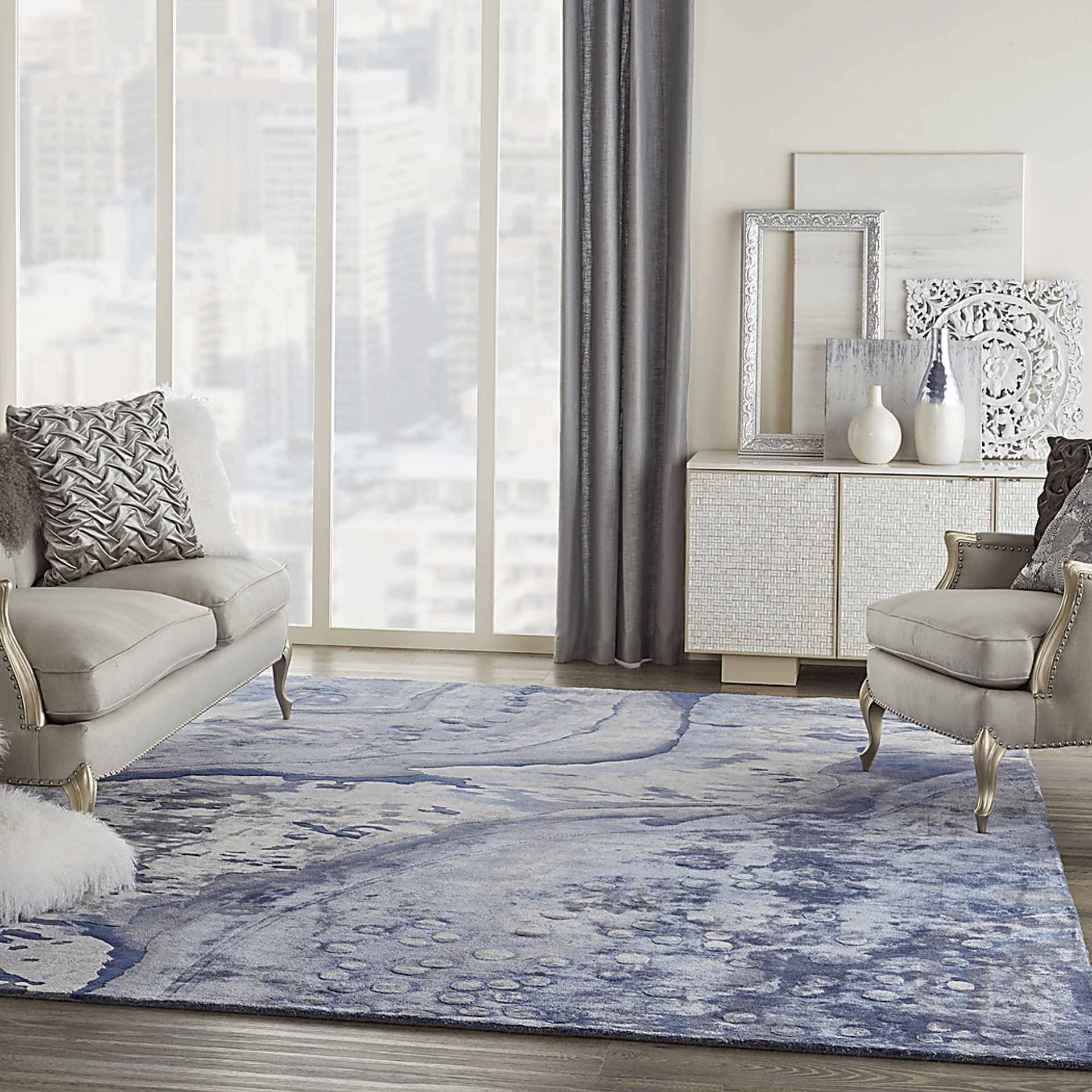 Noreo Blue 8'6 x 11'6 Rug - Image 7