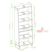 Norhill Walnut Bookcase