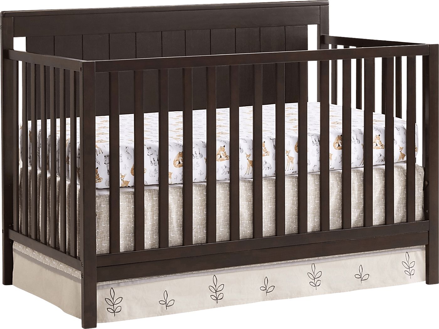 Norian Espresso Convertible Crib Rooms To Go