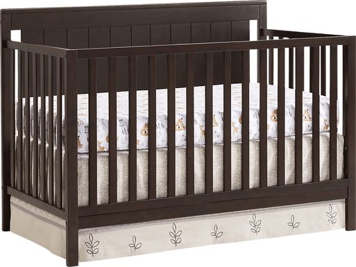 Dark Wood Cribs Cherry Espresso Mahogany Brown