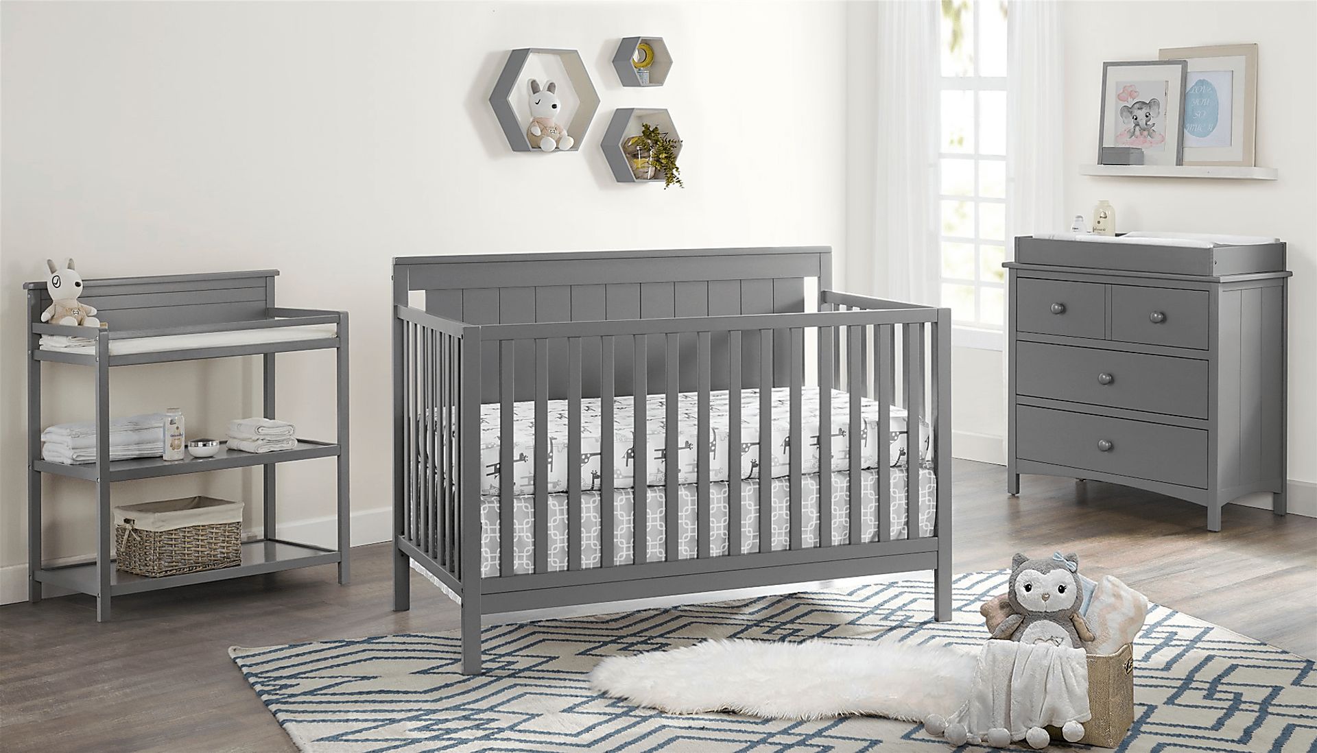 Norian Gray Convertible Crib - Image 6