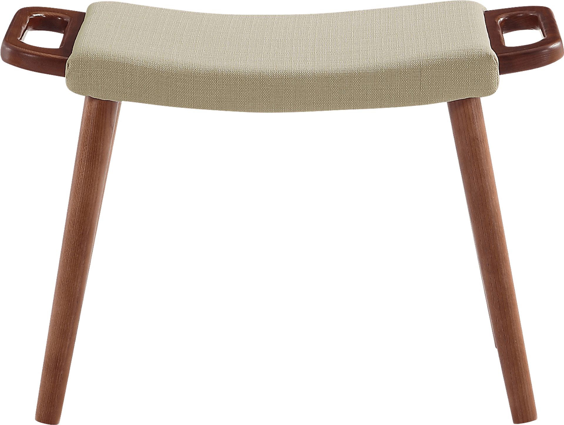 Noriton Beige Accent Ottoman - Image 2
