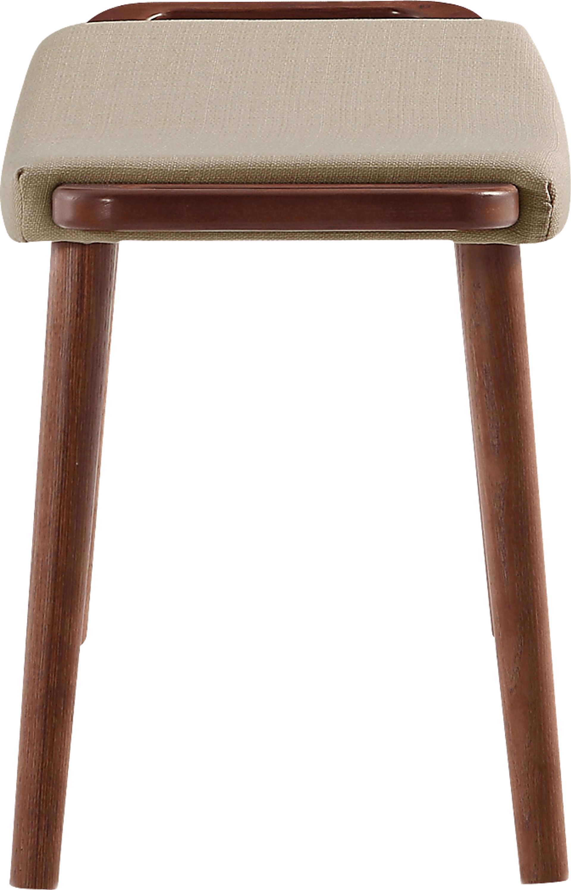 Noriton Beige Accent Ottoman - Image 4