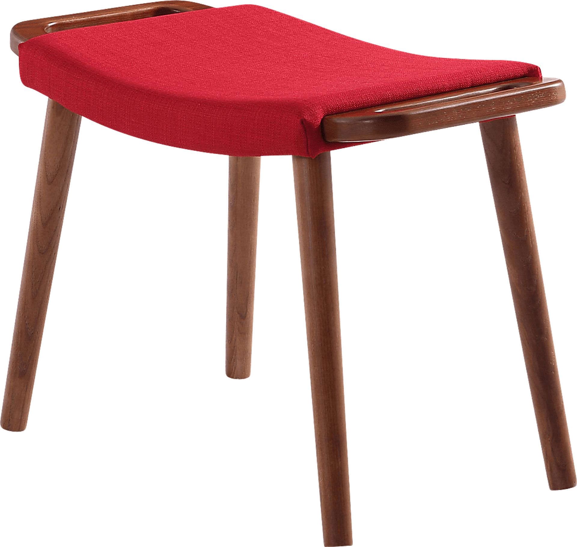 Noriton Red Accent Ottoman - Image 3