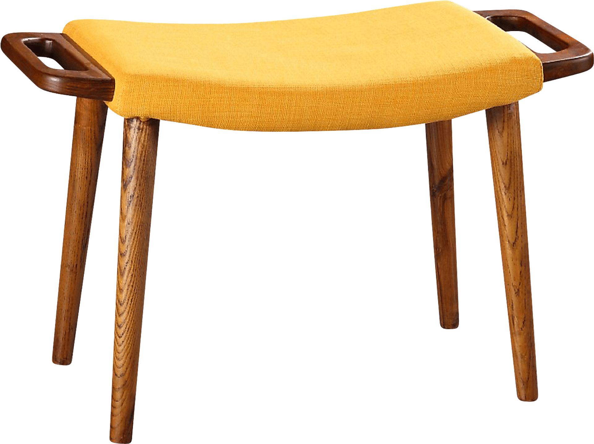 Noriton Yellow Accent Ottoman - Image 1