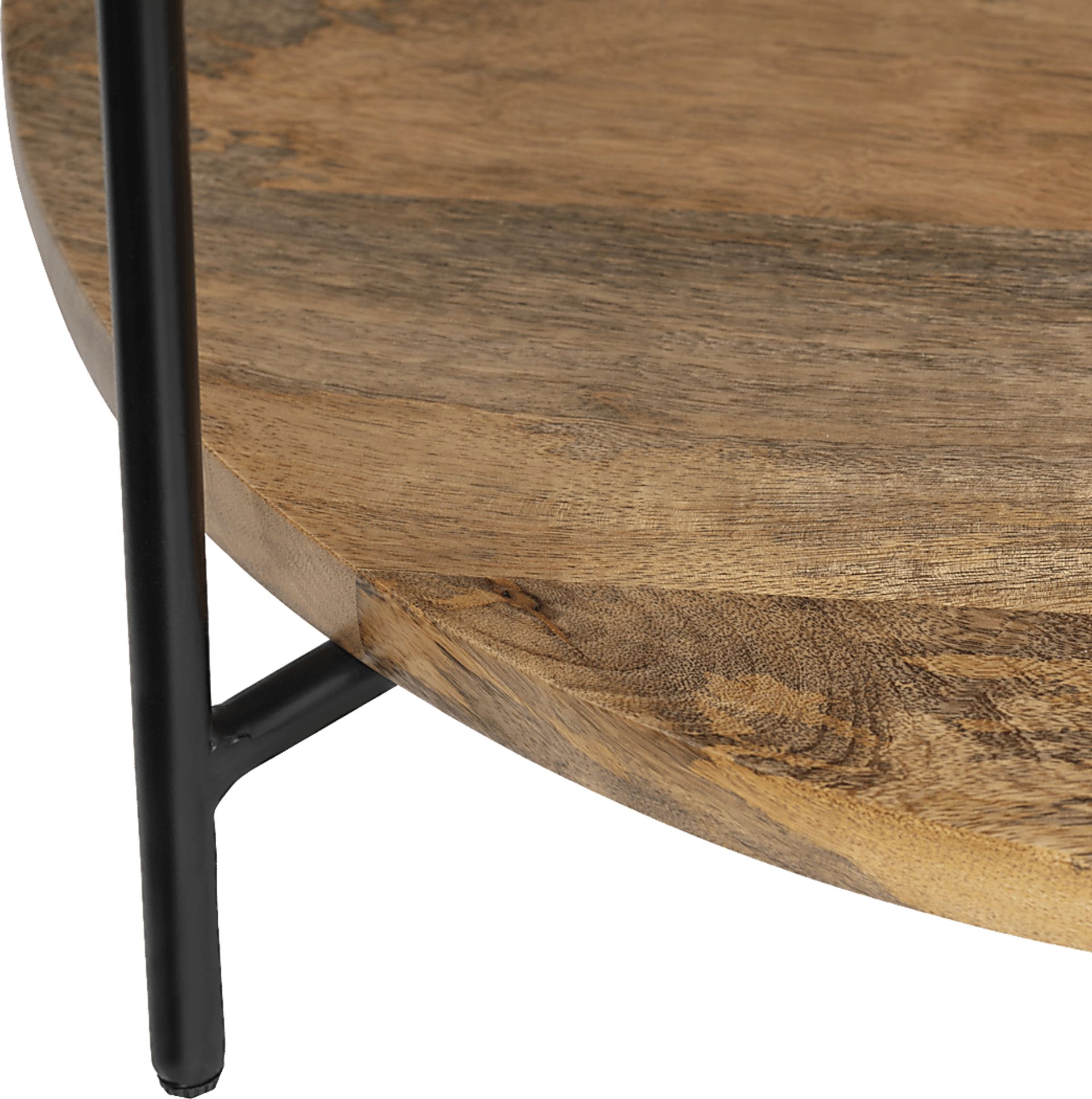 Norkota White Round Cocktail Table - Image 3