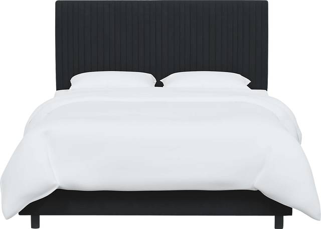 Norlana Black Queen Bed - Thumbnail - Image 1