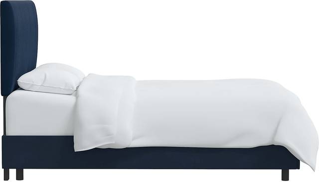 Norlana Dark Blue California King Bed - Thumbnail - Image 3