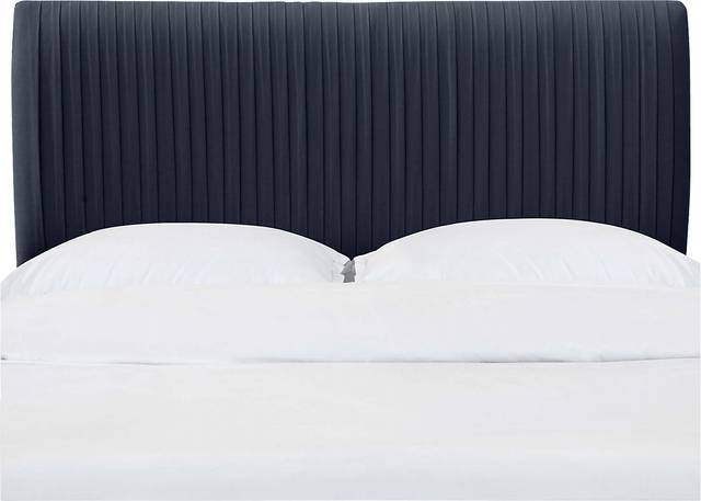 Norlana Dark Blue Full Headboard - Thumbnail - Image 1