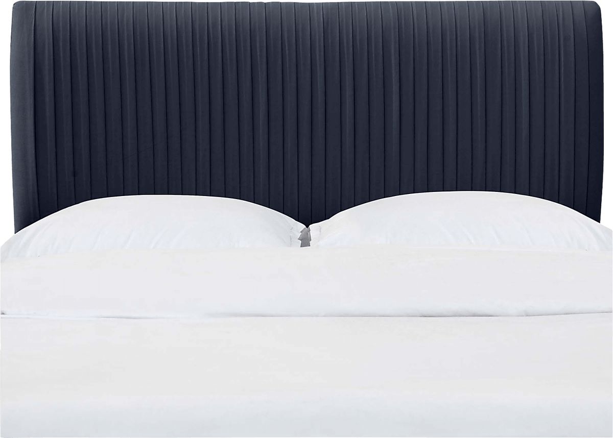 Norlana Dark Blue Polyester Fabric Queen Bed | Rooms to Go