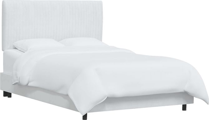 Norlana White King Bed