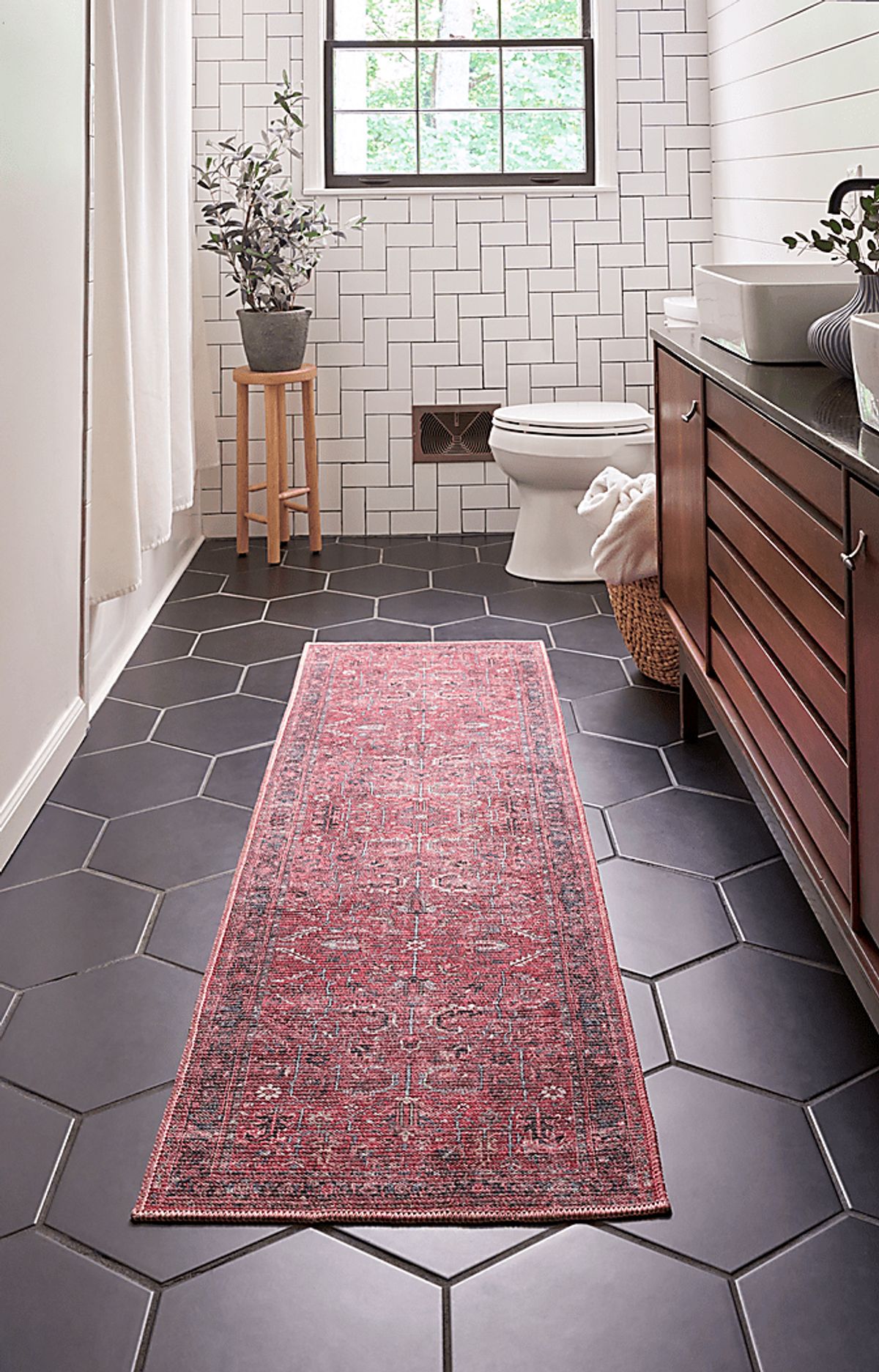 Norlena Brick Red Rugs | Rooms to Go