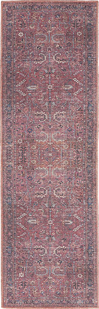 Norlena Brick 2' x 6' Runner Rug