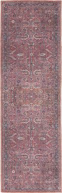 Norlena Brick 2' x 6' Runner Rug