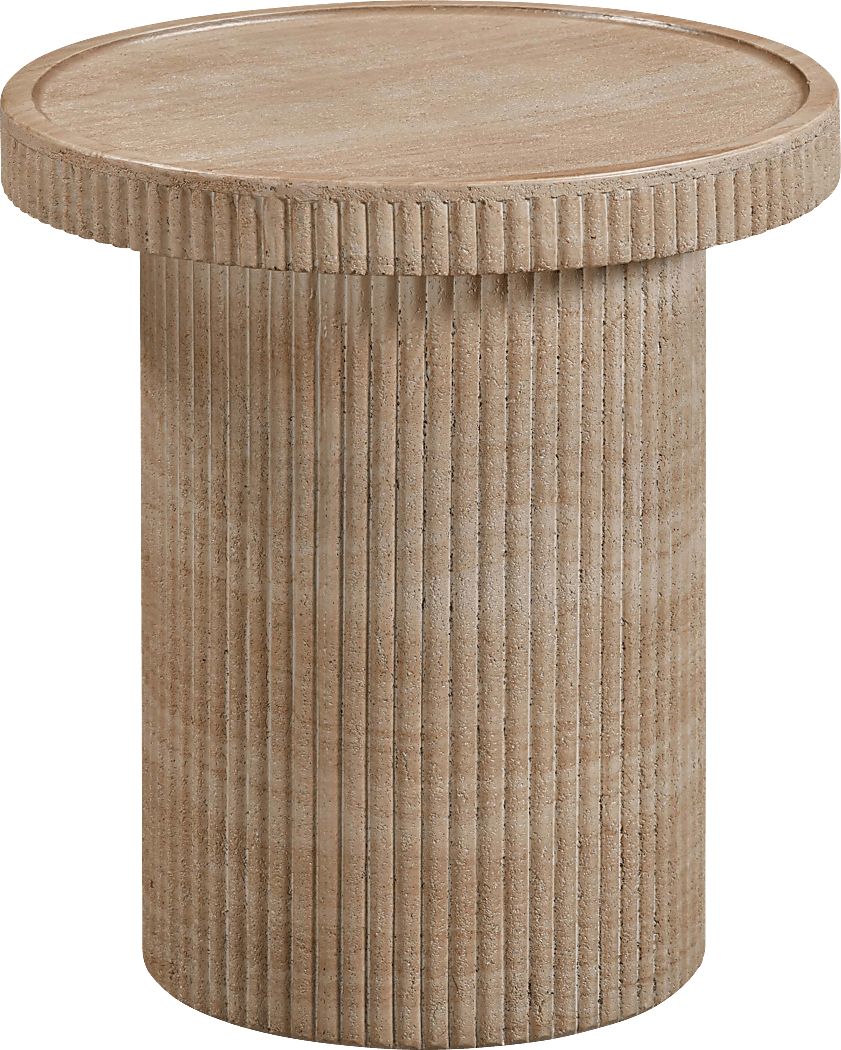Norma Natural Accent Side Table