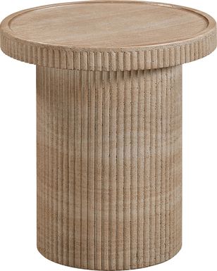 Norma Natural Accent Side Table