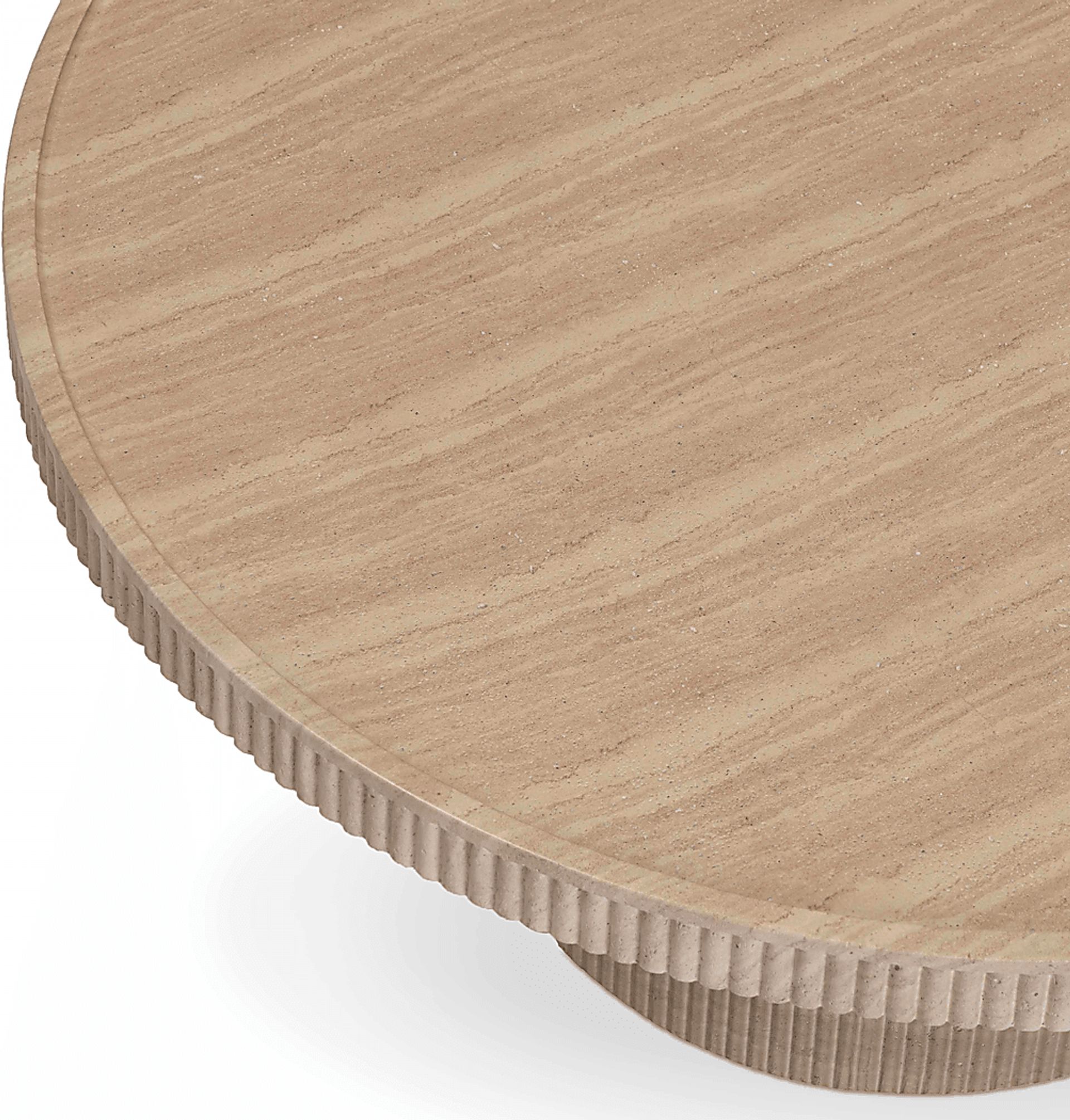 Norma Natural Round Cocktail Table - Image 2