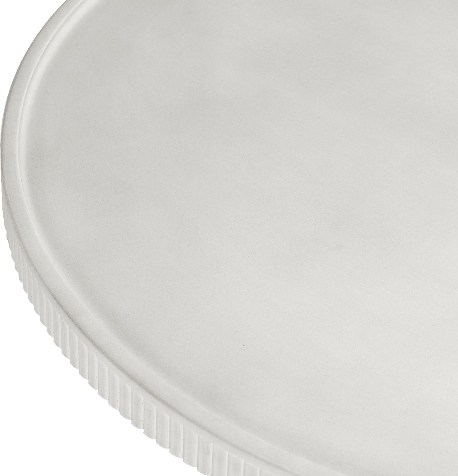 Norma White Round Cocktail Table - Image 2