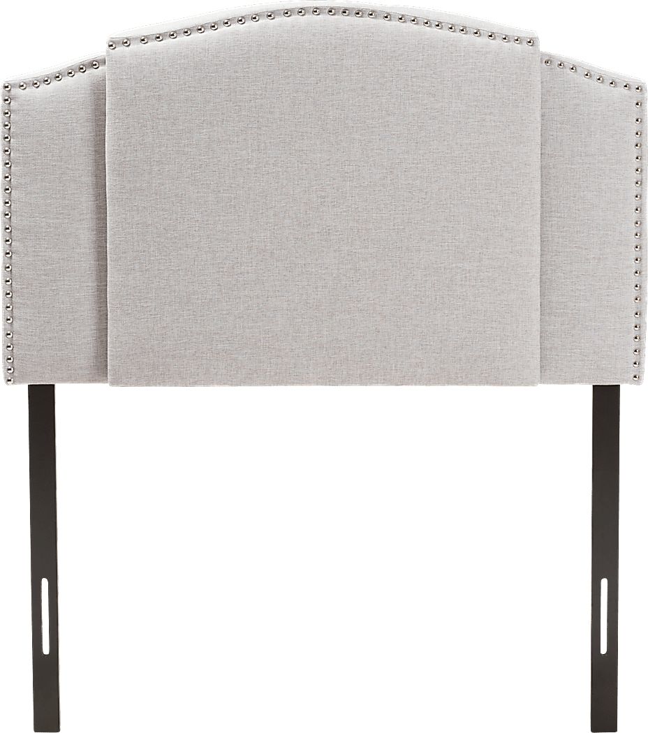 Normandie Gray Twin/Full Upholstered Headboard Rooms To Go