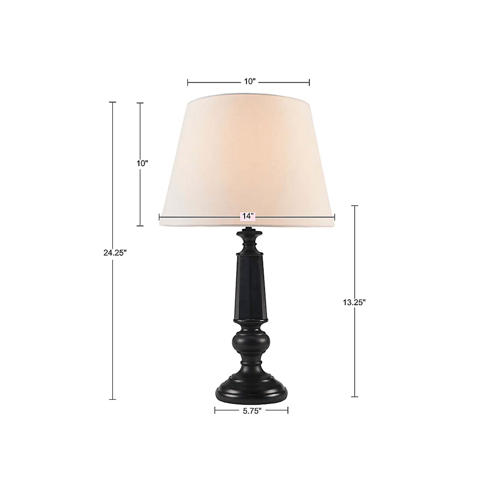 Normandy Estates Black Lamp - Image 9