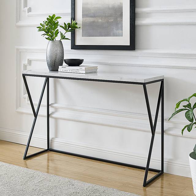 Normanside White Sofa Table - Thumbnail - Image 4