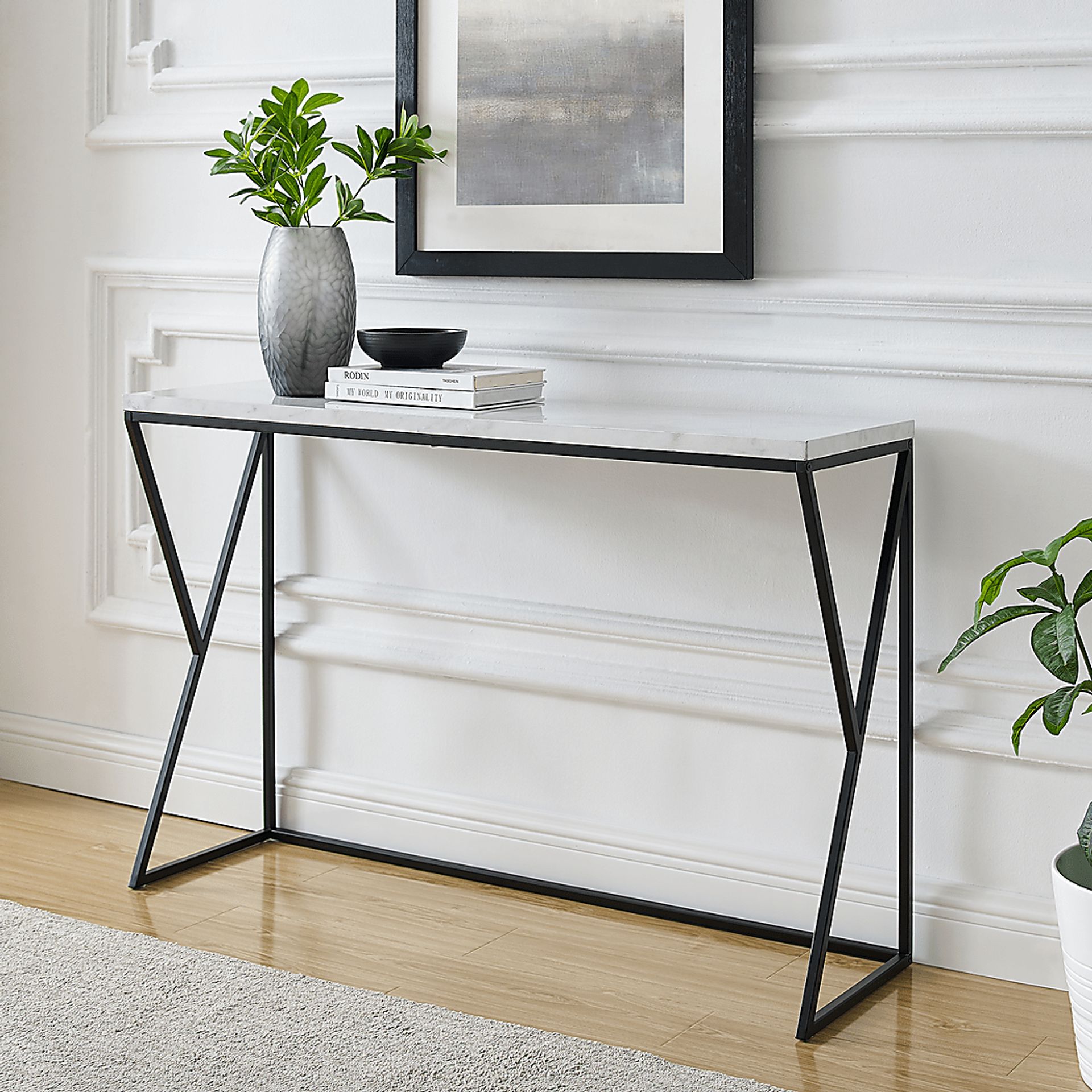 Normanside White Sofa Table - Image 4