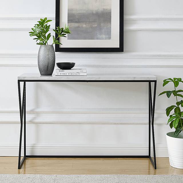 Normanside White Sofa Table - Thumbnail - Image 5