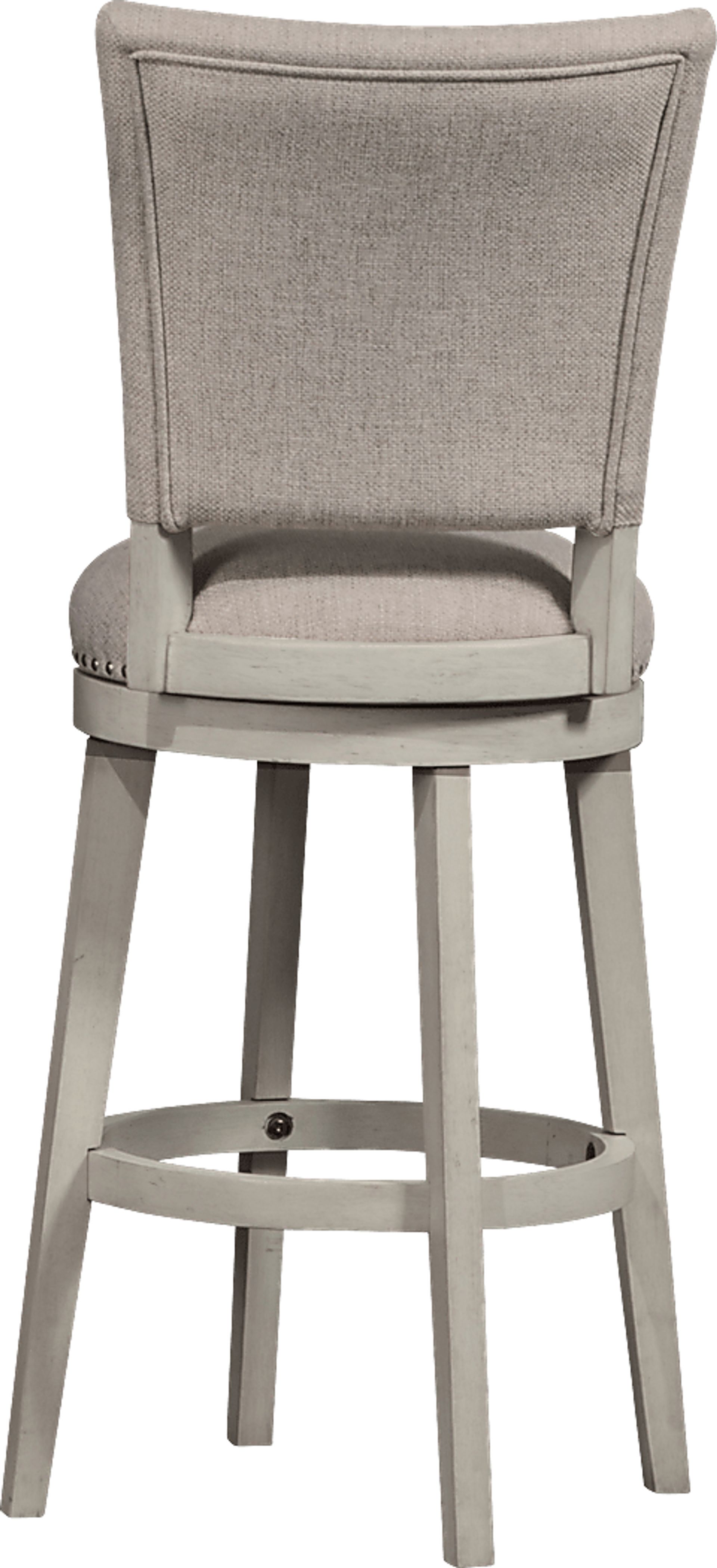 Norrie Beige Swivel Counter Height Stool - Image 4