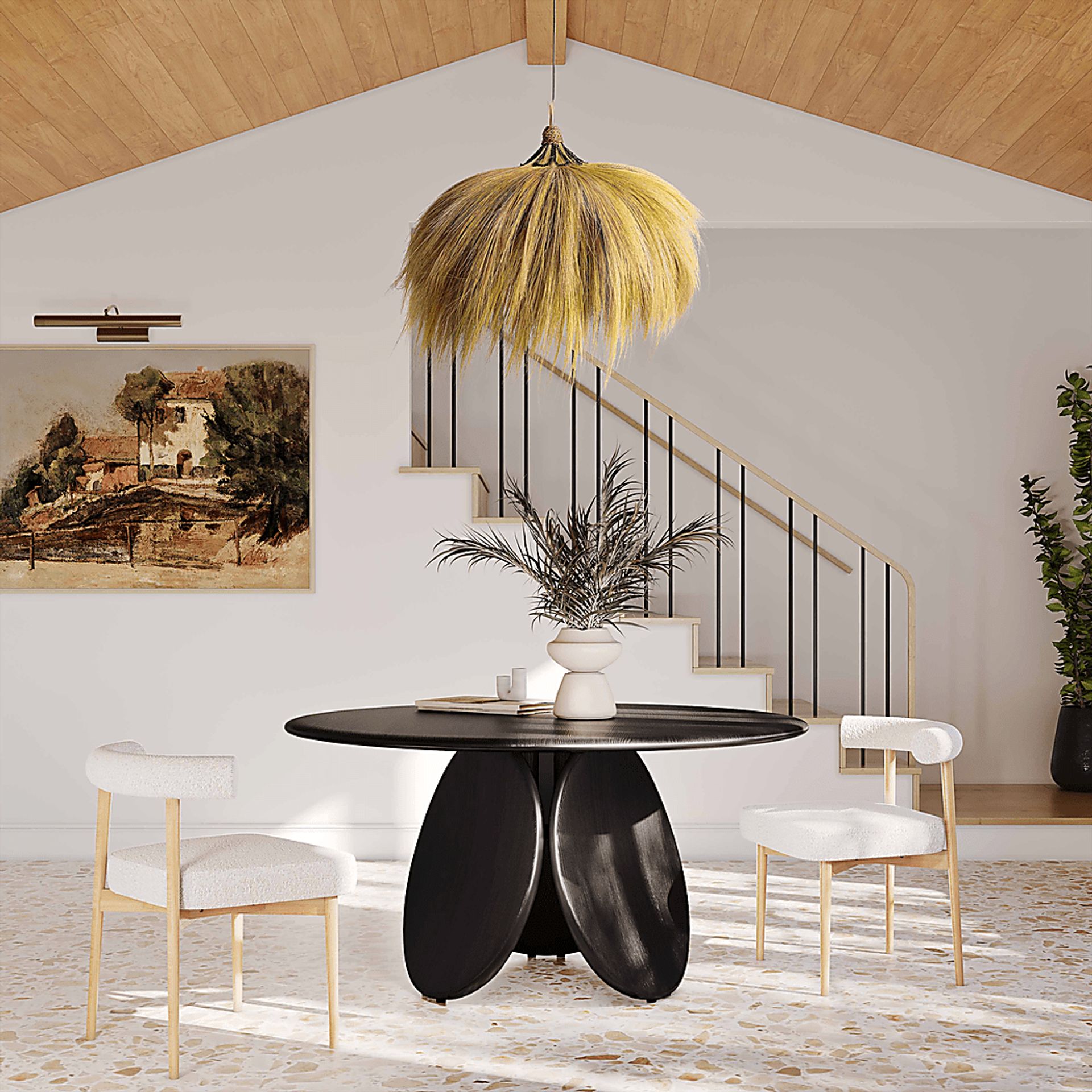 Norrock Black Dining Table - Image 2