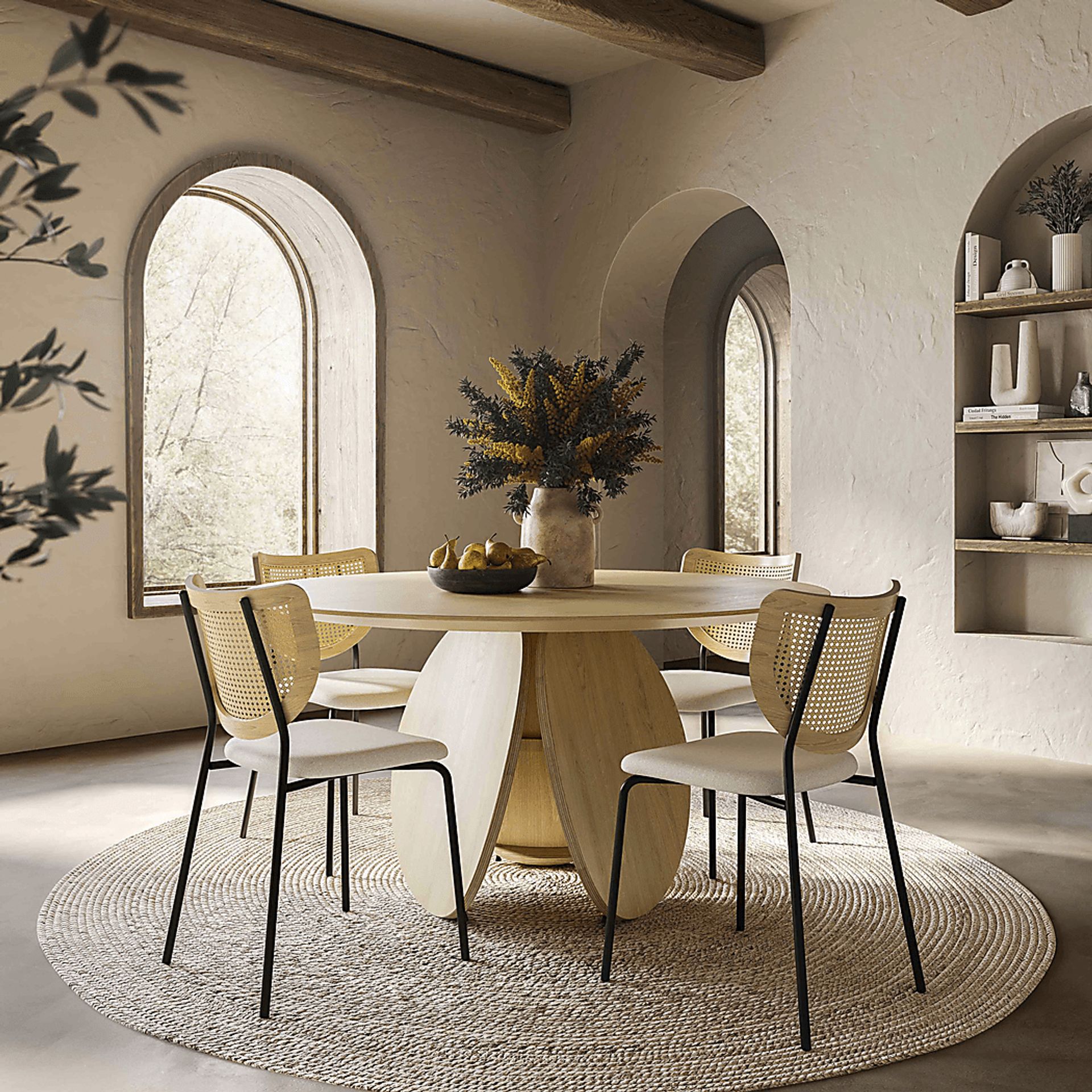 Norrock Brown Dining Table - Image 3