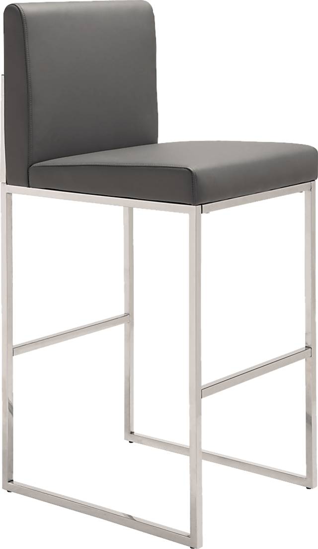 Norte Gray Barstool - Thumbnail - Image 1