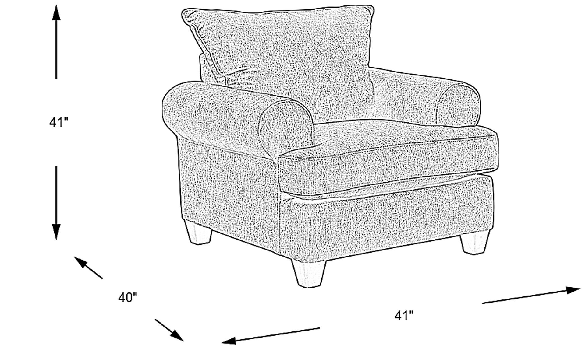Dimension Image. Please refer to the Dimension Tab on this page for dimension details.