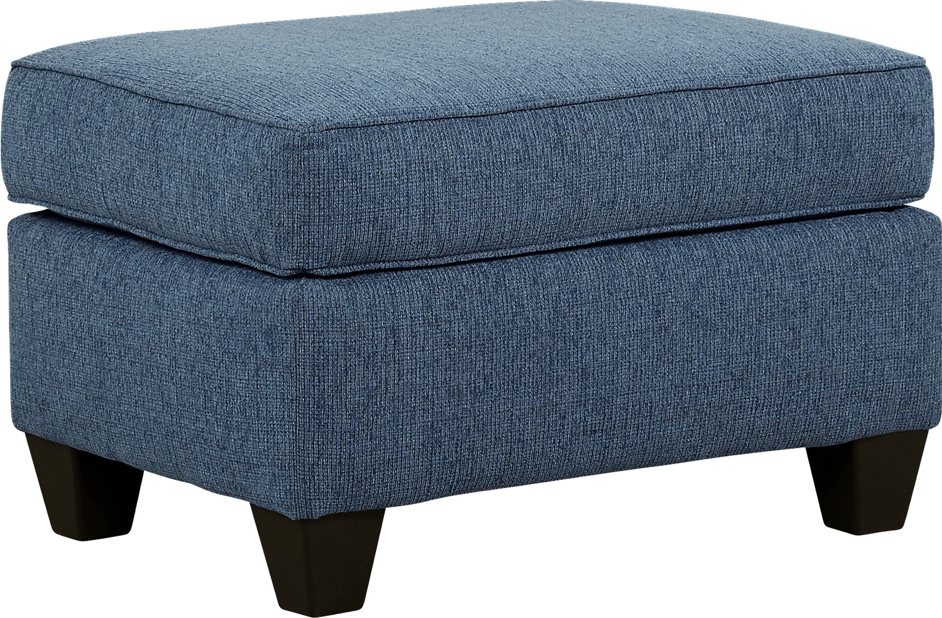 North Bay Chambray Ottoman - Image 1