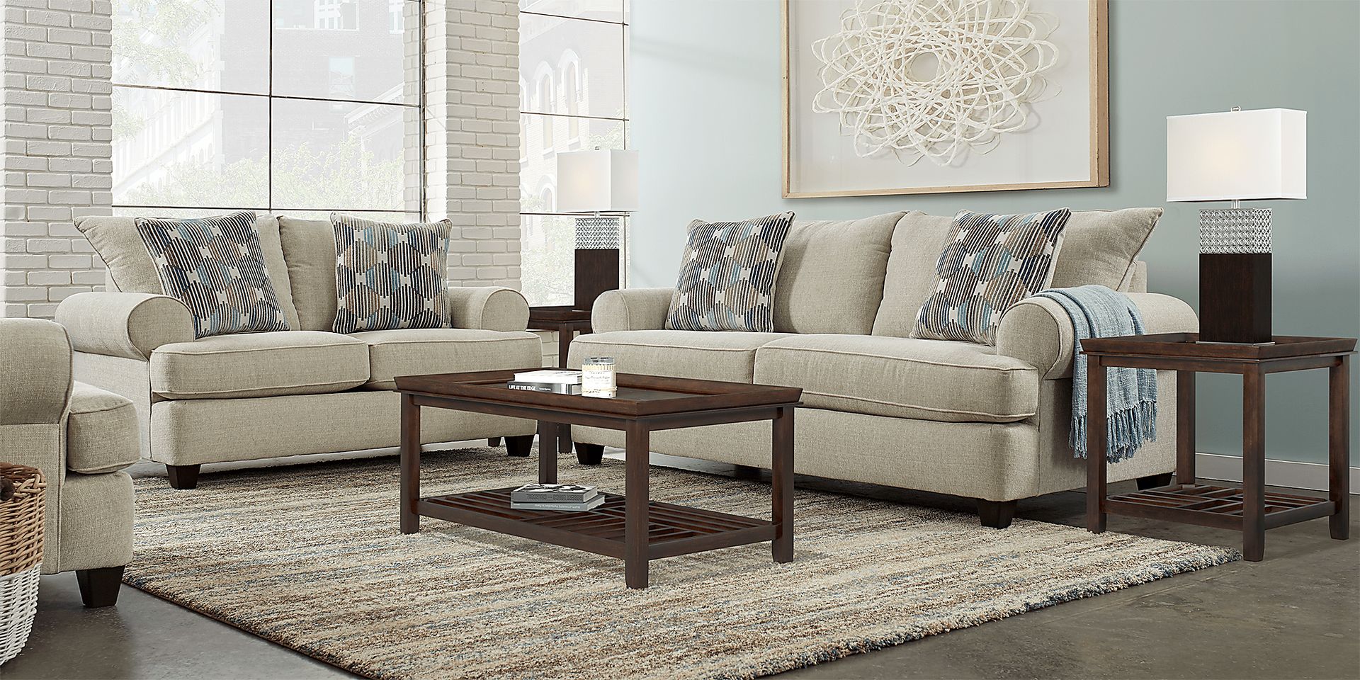 North Bay Linen 7 Pc Living Room - Image 1
