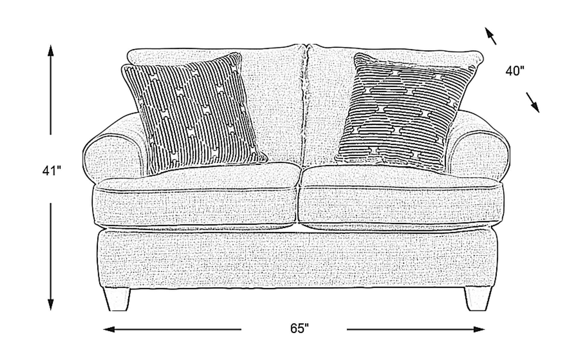 Dimension Image. Please refer to the Dimension Tab on this page for dimension details.