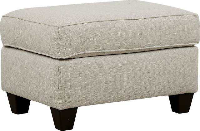 North Bay Linen Ottoman - Thumbnail - Image 1