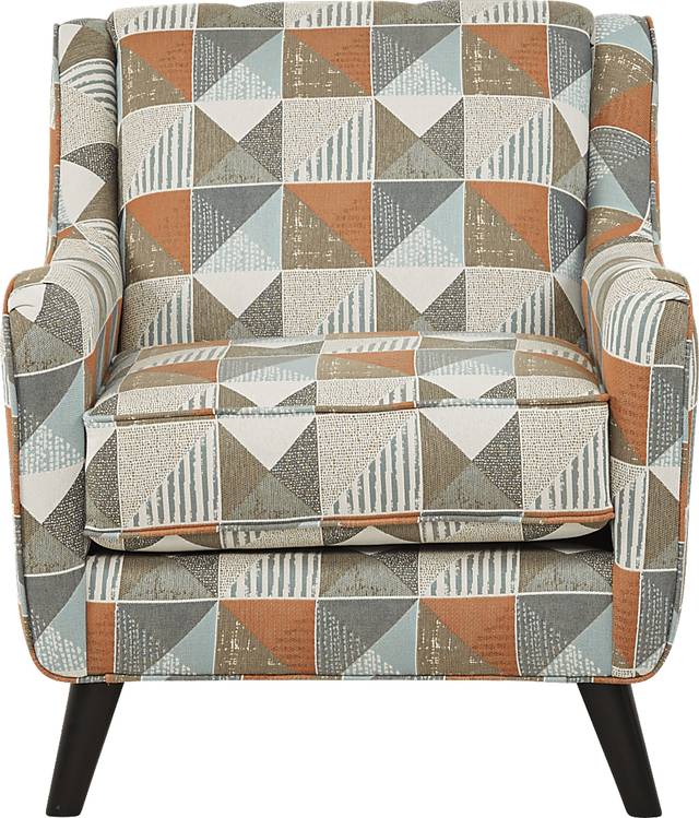 North Cape Orange Accent Chair - Thumbnail - Image 2
