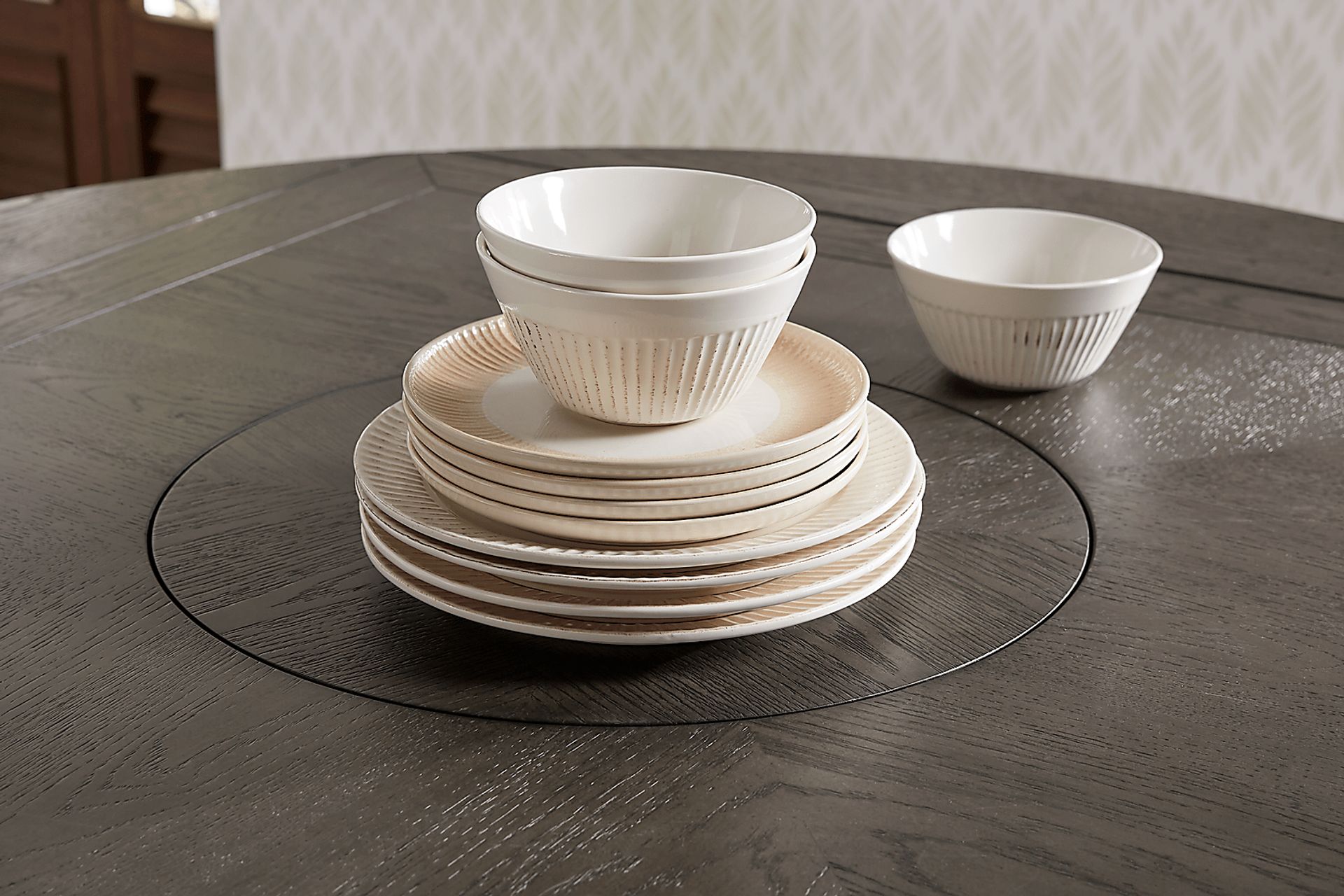 North Fork Gray 5 Pc Counter Height Drop Leaf Dining Room - Image 5