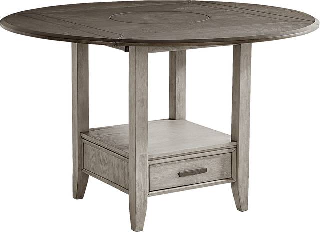 North Fork Gray 5 Pc Counter Height Drop Leaf Dining Room - Thumbnail - Image 2