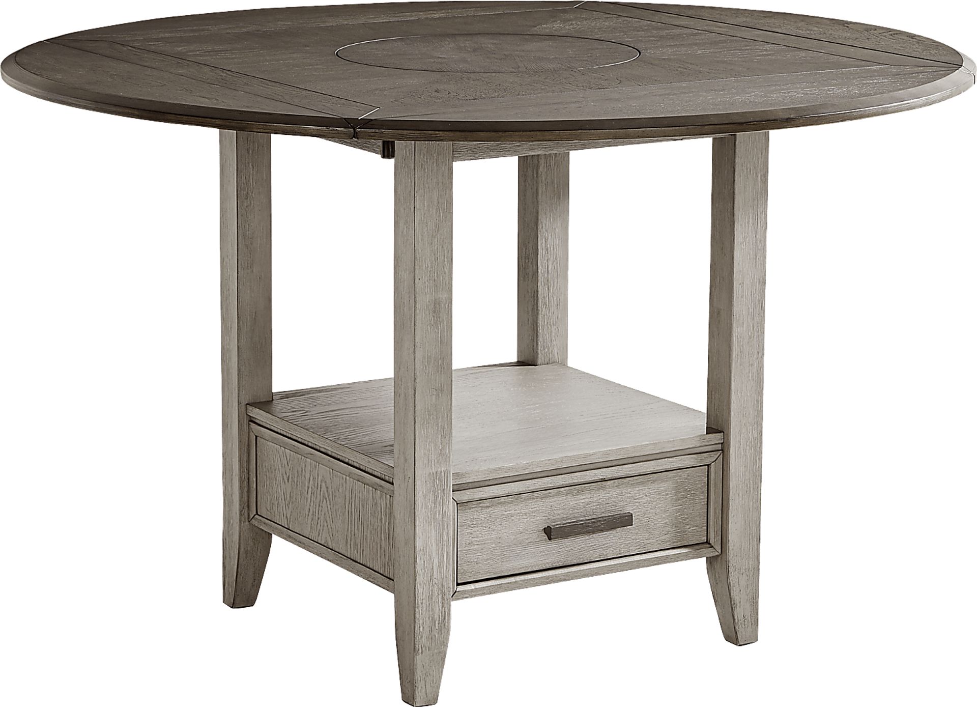North Fork Gray 5 Pc Counter Height Drop Leaf Dining Room - Image 2