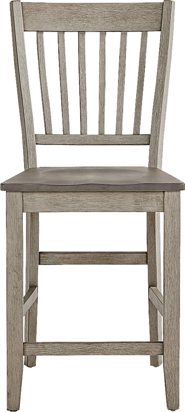 North Fork Gray 5 Pc Counter Height Drop Leaf Dining Room - Thumbnail - Image 7