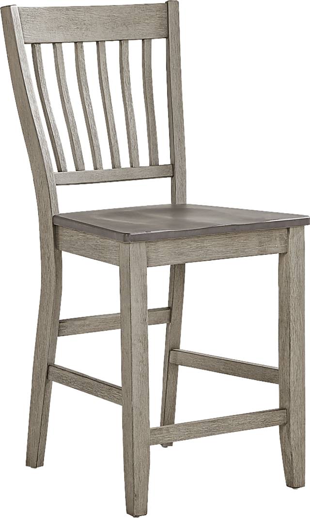 North Fork Gray 5 Pc Counter Height Drop Leaf Dining Room - Thumbnail - Image 6