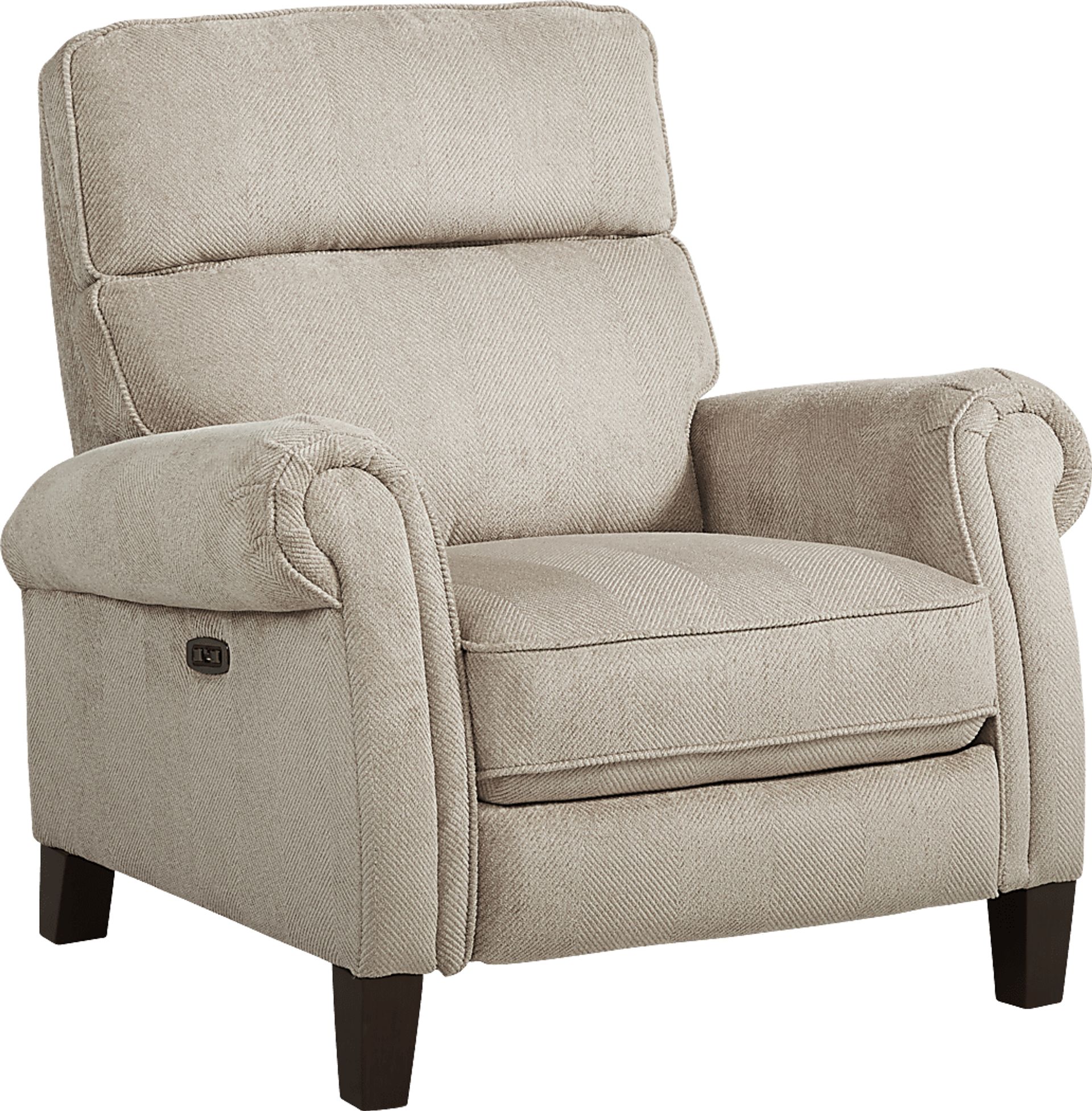 North River Beige 2 Pc Dual Power Reclining Living Room - Image 4