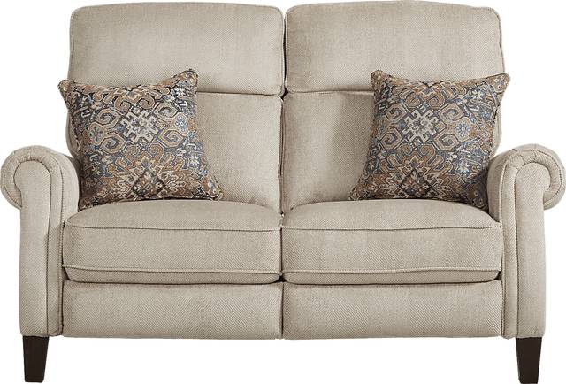 North River Beige 3 Pc Dual Power Reclining Living Room - Thumbnail - Image 4