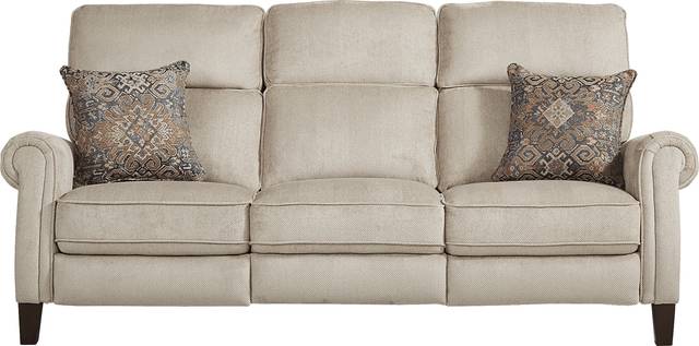North River Beige 3 Pc Dual Power Reclining Living Room - Thumbnail - Image 2