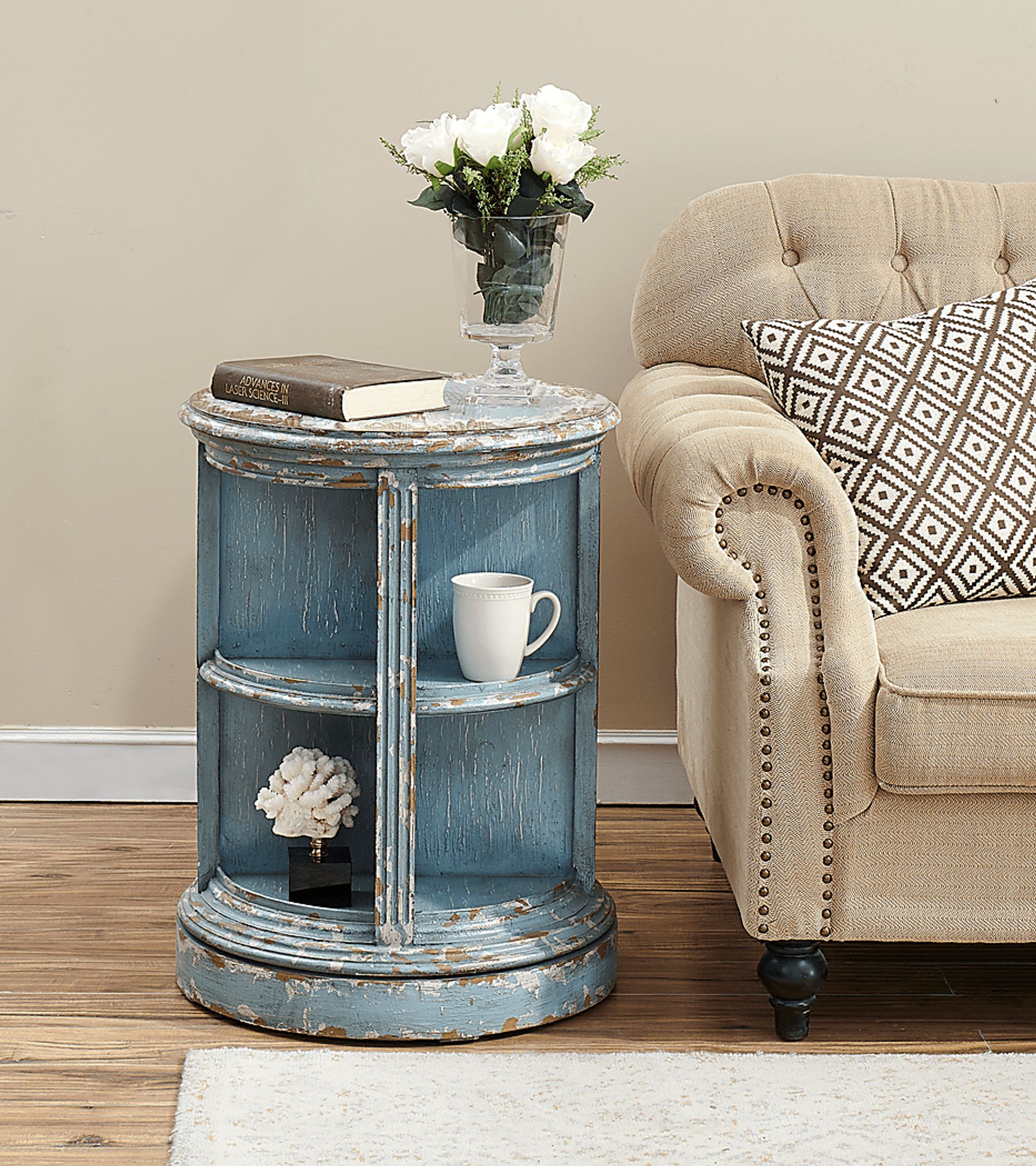 Northam Blue Accent Table - Image 3