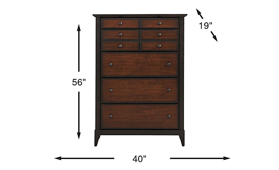 Northbrook Brown Cherry Chest