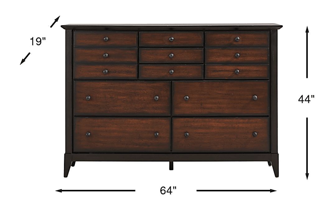 Northbrook Brown Cherry Dresser